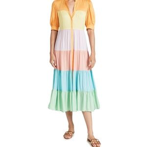 Never Fully Dressed Rainbow tier dress